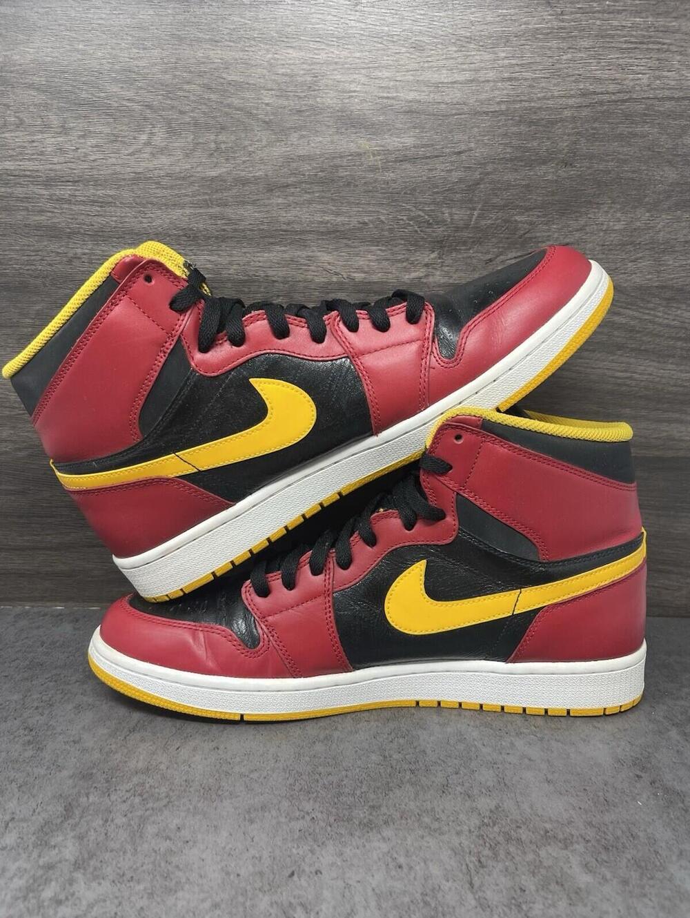 Air Jordan 1 Highlight Reel Sneakers Mens Size 12 Red Black Lot 555088-017 - Picture 7 of 12